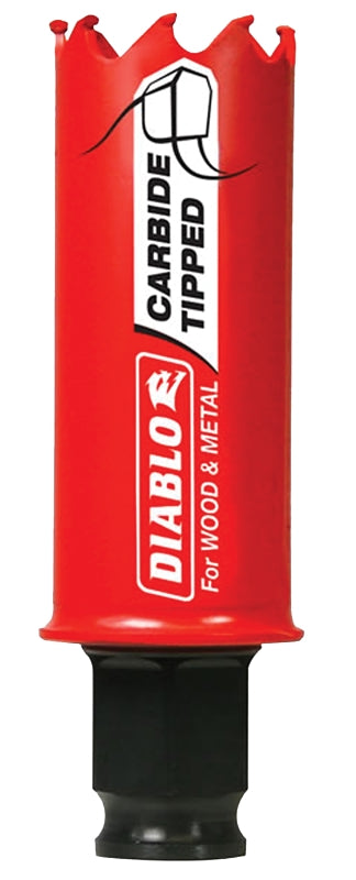 DIABLO Diablo DHS1063CT GP Hole Saw, 1-1/16 in Dia, 2-3/8 in D Cutting, 3/8 in Arbor, Carbide Cutting Edge TOOLS DIABLO
