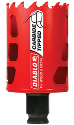DIABLO Diablo DHS1875CT GP Hole Saw, 1-7/8 in Dia, 2-3/8 in D Cutting, 3/8 in Arbor, Carbide Cutting Edge TOOLS DIABLO
