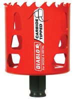 DIABLO Diablo DHS2500CT GP Hole Saw, 2-1/2 in Dia, 2-3/8 in D Cutting, 3/8 in Arbor, Carbide Cutting Edge TOOLS DIABLO