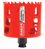 DIABLO Diablo DHS3000CT GP Hole Saw, 3 in Dia, 2-3/8 in D Cutting, 3/8 in Arbor, Carbide Cutting Edge TOOLS DIABLO