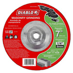 DIABLO Diablo DBD070250B01C Grinding Wheel, Applicable Materials: Cement, Cinder, Paver Stone, 7 in Dia, 1/4 in Thick TOOLS DIABLO
