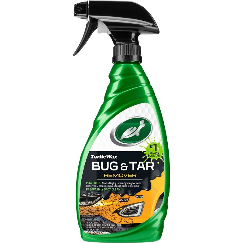 TURTLE WAX Turtle Wax T-520 Bug and Tar Remover, 16 fl-oz Bottle, Liquid, Typical Solvent AUTOMOTIVE TURTLE WAX