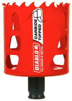 DIABLO Diablo DHS2563CT Hole Saw, 2-9/16 in Dia, 2-3/8 in D Cutting, Carbide Cutting Edge TOOLS DIABLO