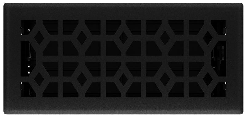 IMPERIAL REGISTER FLOOR BLK IRON 4X10IN PLUMBING, HEATING & VENTILATION IMPERIAL