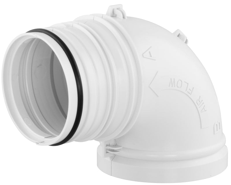 IMPERIAL Imperial VT0544 Dryer Connector Elbow, 4 in Connection PLUMBING, HEATING & VENTILATION IMPERIAL