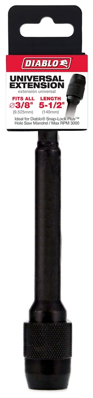 DIABLO Diablo DHS375XT6 Universal Extension, 3/8 in Shank, 5-1/2 in L, Hex Shank
