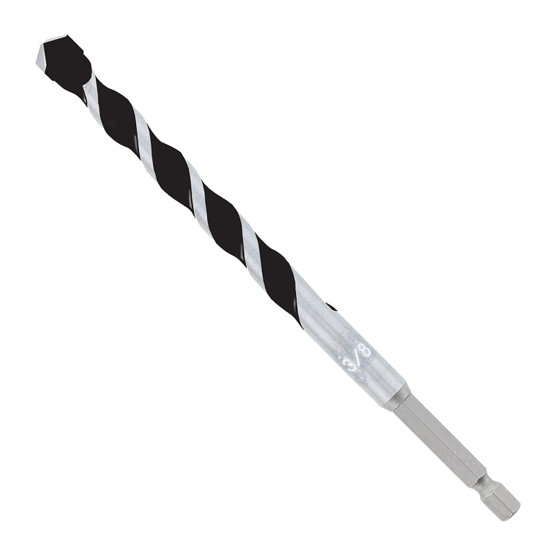 DIABLO Diablo DMAMM1090 Hammer Drill Bit, 3/8 in Dia, 6 in OAL, Percussion, 10 mm Dia Shank, Hex Shank TOOLS DIABLO