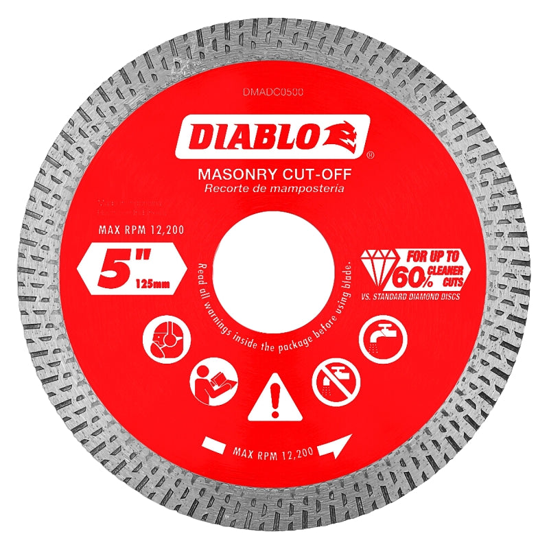 DIABLO Diablo DMADC0500 Saw Blade, 5 in Dia, Continuous Rim TOOLS DIABLO