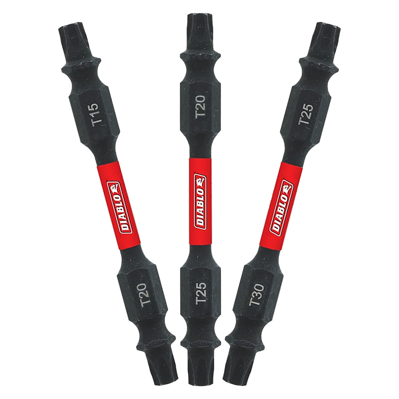 DIABLO Diablo DDETV25-S3 Torx Bit Set, 3-Piece TOOLS DIABLO