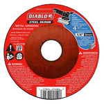 DIABLO Diablo Steel Demon DBDS45250701F Grinding Disc, 4-1/2 in Dia, 1/4 in Thick, 7/8 in Arbor, Ceramic Abrasive TOOLS DIABLO
