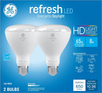 GE GE 93129888 LED Bulb, BR30 Lamp, 65 W Equivalent, E26 Lamp Base, Dimmable, Daylight Light, 5000 K Color Temp ELECTRICAL GE