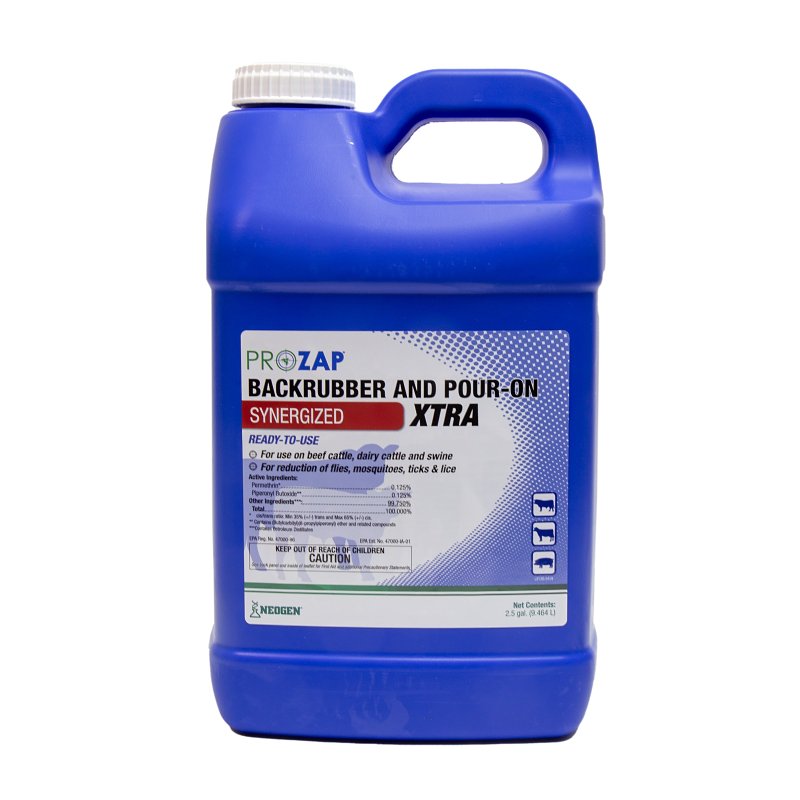 PROZAP Prozap 966010 Backrubber Insecticide, Liquid, Clear, Strong, 2.5 gal