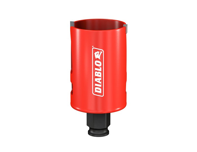 DIABLO Diablo Demo Demon DHS1750CTR Hole Saw, 1-3/4 in Dia, 2-3/8 in D Cutting, 1-5/8 in Arbor, Carbide Cutting Edge TOOLS DIABLO