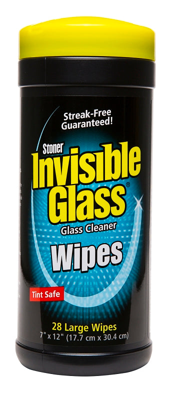 STONER Stoner 7873250 Invisible Glass Wipes, Canister, Bulk Wipe, Mild Alcohol