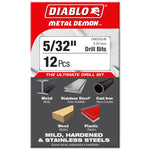 DIABLO Diablo Metal Demon DMD532JP1 Drill Bit, 5/32 in Dia, 3 in OAL, Three-Flat Shank TOOLS DIABLO