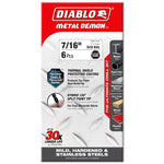 DIABLO Diablo DMD716JB Drill Bit, 7/16 in Dia, 5.6 in OAL, 3-Flat Shank TOOLS DIABLO