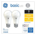 GE GE Industrial Solutions 37025 LED Bulb, General Purpose, 1490 Lumens, 16 W, A19 Lamp, E26 Lamp Base, Soft White