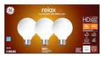 GE GE Industrial Solutions 43269 LED Bulb, Globe, G25 Lamp, E26 Lamp Base, Dimmable, Frosted, Soft White Light ELECTRICAL GE