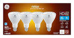 GE GE Relax Series 93129973 Light Bulb, High-Definition, BR30 Lamp, 65 W Equivalent, E26 Medium Lamp Base, Yes, Frosted ELECTRICAL GE