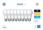 GE GE Basic Series 46778 Light Bulb, General-Purpose, A19 Lamp, 60 W Equivalent, E26 Medium Lamp Base, Frosted, Soft White