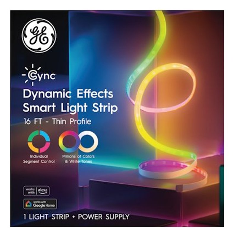GE GE 93131897 Light Strip, 120 V, 18 W, LED Lamp, 2000 to 7000 K Color Temp ELECTRICAL GE