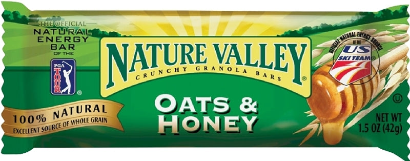 NATURE VALLEY Nature Valley NVOH18 Crunchy Granola Bar, Honey, Oat, 1.5 oz HOUSEWARES NATURE VALLEY