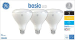 GE GE 46979 LED Light Bulb, Spot and Flood, BR40 Lamp, 65 W Equivalent, E26 Medium Screw-In Lamp Base, Yes, Frosted ELECTRICAL GE