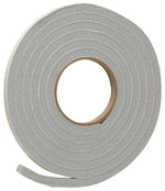 FROST KING Frost King V445H Foam Tape, 1/2 in W, 10 ft L, 3/8 in Thick, Vinyl, Gray