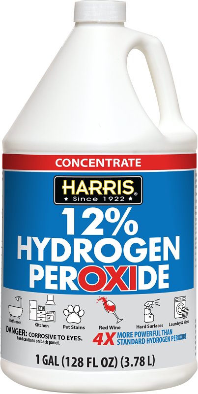P.F. HARRIS MANUFACTURING Harris HP12-128 All-Purpose Cleaner, 128 oz, Liquid, Pungent, Clear CLEANING & JANITORIAL SUPPLIES P.F. HARRIS MANUFACTURING