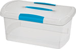 STERILITE Sterilite ShowOffs 18748606 Storage Box, Clear, 15-1/4 in L, 9-3/4 in W, 7-1/8 in H HOUSEWARES STERILITE