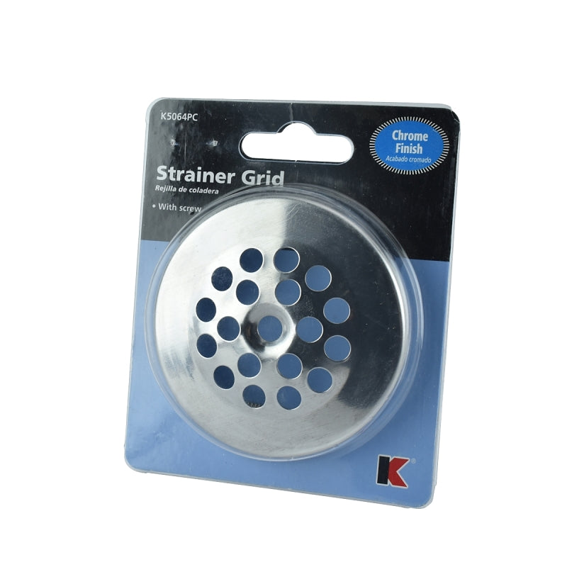 KEENEY Keeney K5064PC Strainer Dome Cover with Screw, Metal, Polished Chrome PLUMBING, HEATING & VENTILATION KEENEY