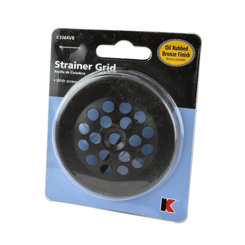 KEENEY Keeney K5064VB Strainer Cover, Metal, Venetian Bronze PLUMBING, HEATING & VENTILATION KEENEY