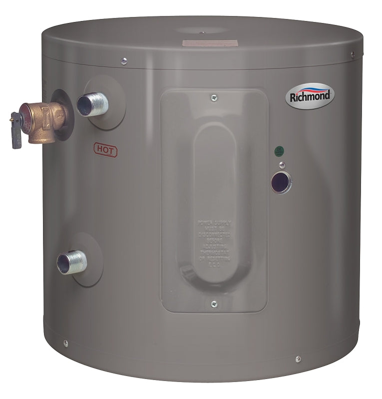 RICHMOND Richmond Essential Series 6EP6-1 Electric Water Heater, 120 V, 2000 W, 6 gal Tank, Wall Mounting