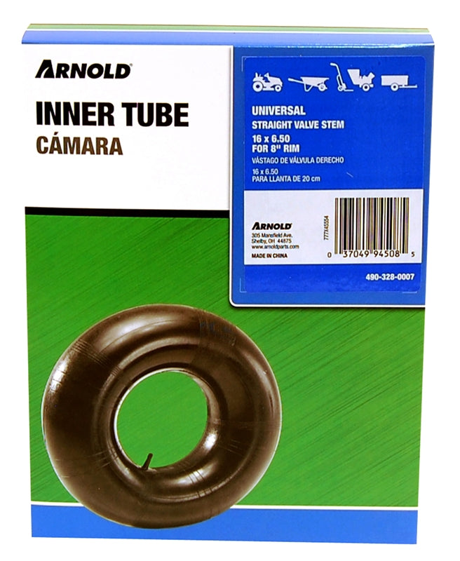 ARNOLD Arnold 490-328-0007 Wheelbarrow Inner Tube, For: 8 in Rim, 16 x 6-1/2 in Tire AUTOMOTIVE ARNOLD