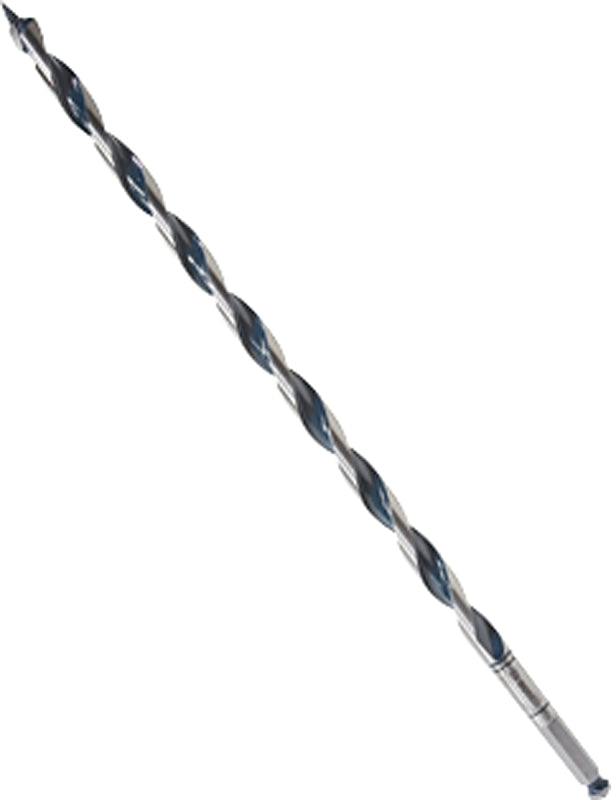 BOSCH Bosch NKLT10 Auger Drill Bit, 5/8 in Dia, 17-1/2 in OAL, Open-Faced Flute, 7/16 in Dia Shank, Hex Shank TOOLS BOSCH