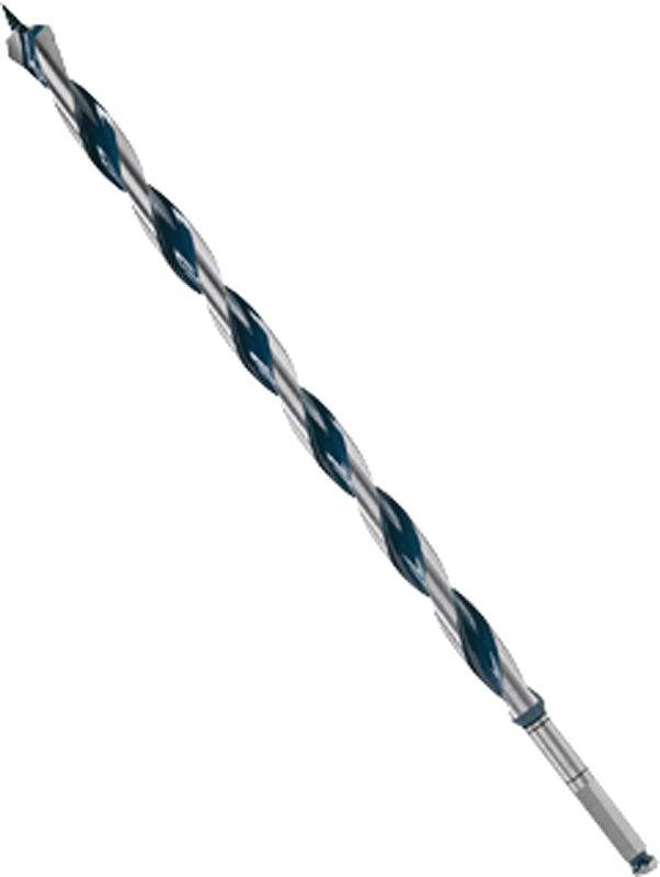 BOSCH Bosch NKLT12 Auger Drill Bit, 3/4 in Dia, 17-1/2 in OAL, Open-Faced Flute, 7/16 in Dia Shank, Hex Shank TOOLS BOSCH