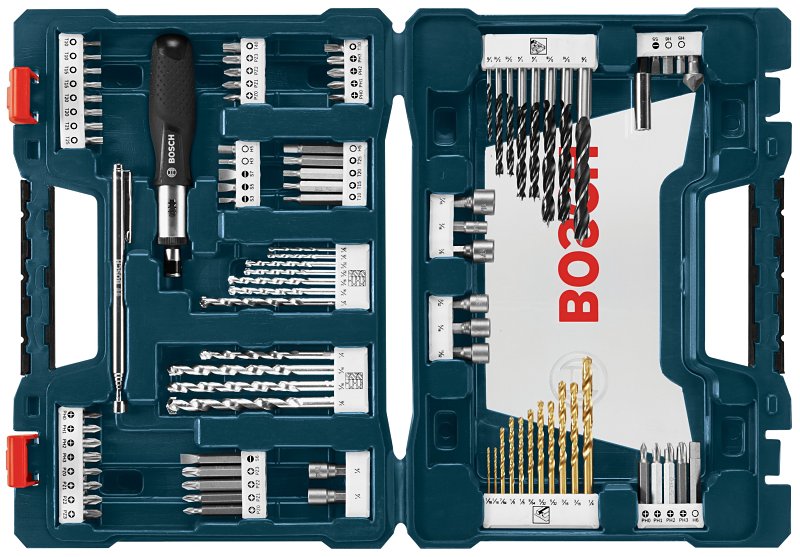 S-B POWER TOOL Bosch MS4091 Drill and Drive Mixed Bit Set, 91-Piece TOOLS S-B POWER TOOL