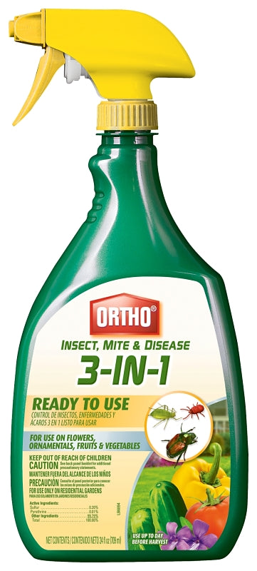 ORTHO Ortho 0345510 Ready-to-Use Insect Control, Liquid, Spray Application, 24 oz Bottle