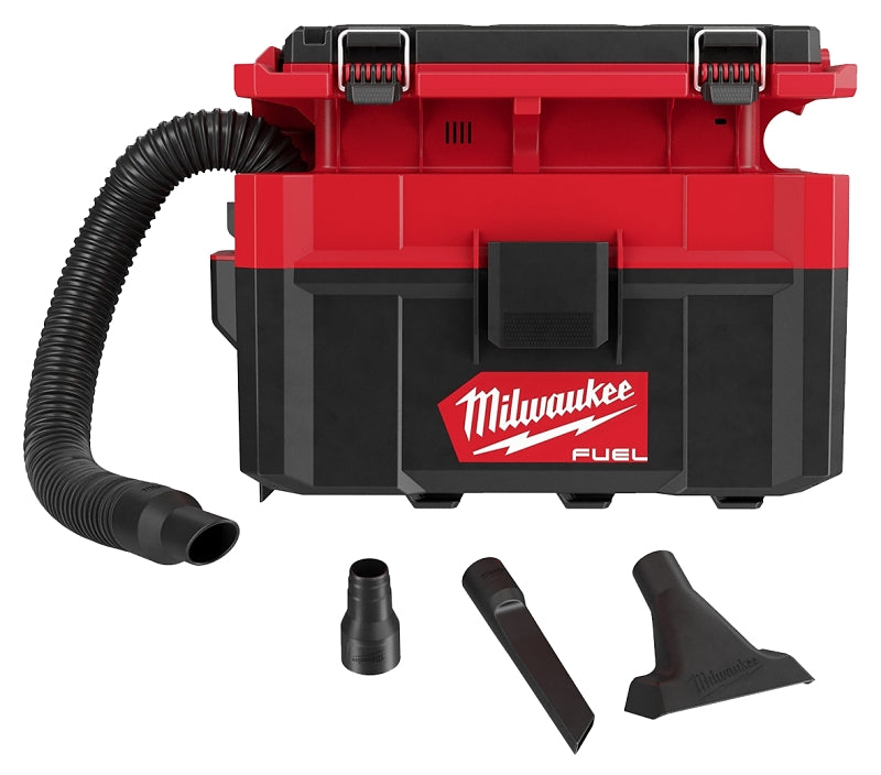 MILWAUKEE Milwaukee M18 PACKOUT 0970-20 Wet and Dry Vacuum Cleaner, 2.5 gal Vacuum, 50 cfm Air, 87 dBA, HEPA Filter TOOLS MILWAUKEE