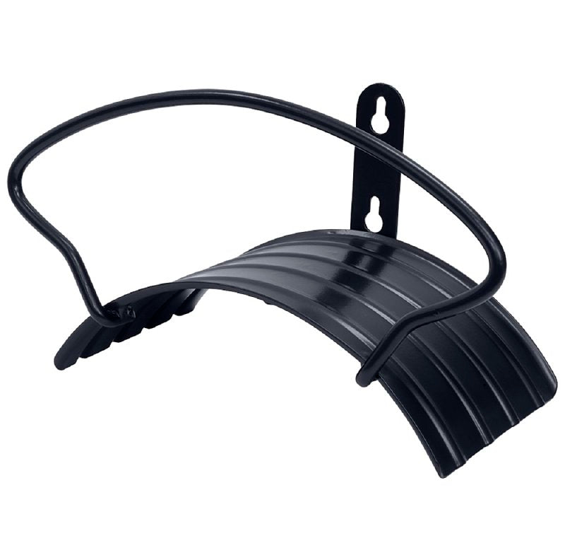 AMES Ames 2383520 Western Saddle Hose Hanger, 5/8 in Hose, 150 ft, Steel, Black, Wall LAWN & GARDEN AMES