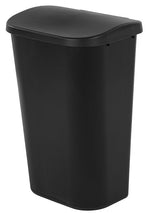 STERILITE Sterilite 10759006 Wastebasket, 11.3 gal, Plastic, Black, Lift-Top Lid HOUSEWARES STERILITE