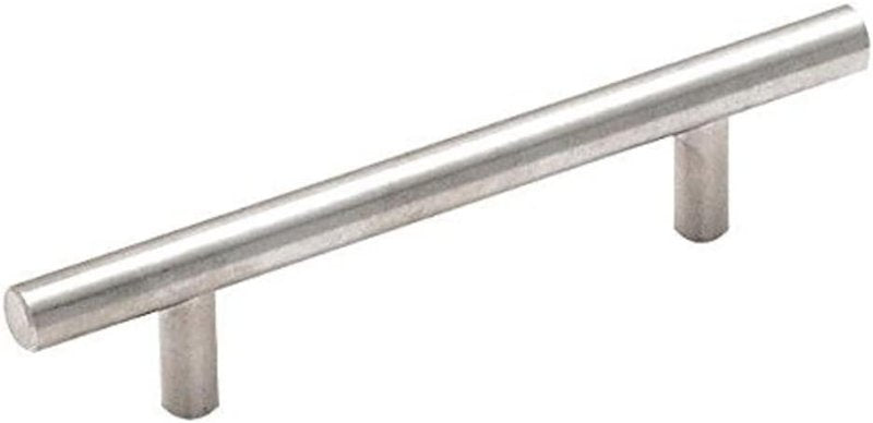 AMEROCK Amerock Bar Pulls Series BP19011CSG9 Cabinet Pull, 6-1/8 in L Handle, 1/2 in H Handle, 1-3/8 in Projection, Carbon Steel