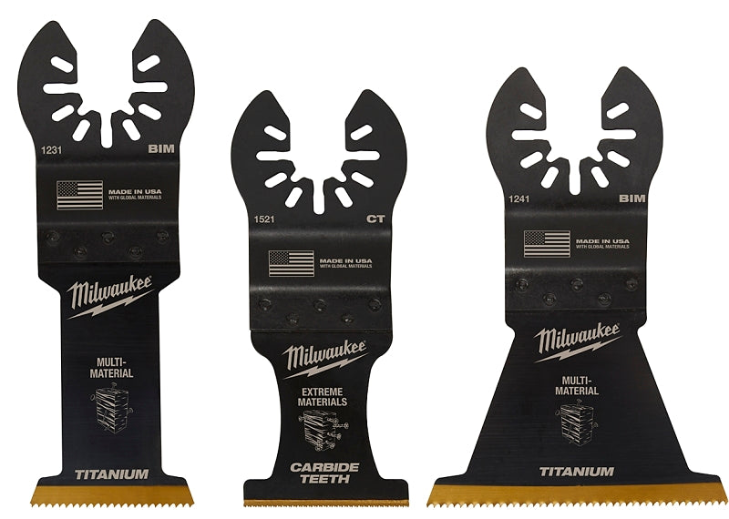 MILWAUKEE Milwaukee 49-10-9005 Blade Variety Pack, Flush Cut, Plunge Tooth, 3/SET TOOLS MILWAUKEE