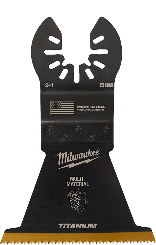 MILWAUKEE Milwaukee 49-25-1241 Blade, 2-1/2 in, 1-5/8 in D Cutting, HCS/Titanium, 1/PK TOOLS MILWAUKEE