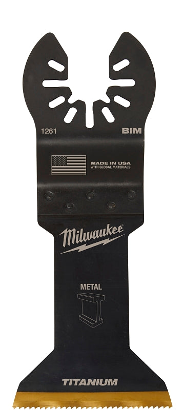 MILWAUKEE Milwaukee 49-25-1261 Blade, 1-3/4 in, 1-5/8 in D Cutting, HSS/Titanium, 1/PK TOOLS MILWAUKEE