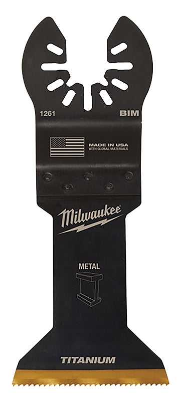 MILWAUKEE Milwaukee 49-25-1269 Blade, 1-3/4 in, 1-5/8 in D Cutting, HSS/Titanium, 10/PK TOOLS MILWAUKEE