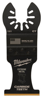 MILWAUKEE Milwaukee 49-25-1501 Blade, 1-3/8 in, Carbide/HCS/Titanium, 2 in D Cutting, 1/PK TOOLS MILWAUKEE