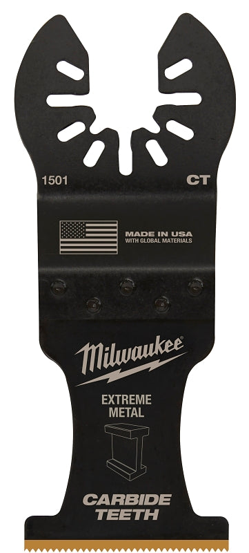 MILWAUKEE Milwaukee 49-25-1501 Blade, 1-3/8 in, Carbide/HCS/Titanium, 2 in D Cutting, 1/PK TOOLS MILWAUKEE