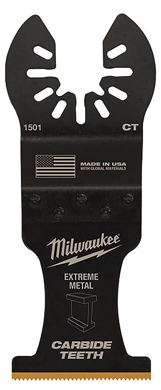 MILWAUKEE Milwaukee 49-25-1502 Blade, 1-3/8 in, Carbide/HCS/Titanium, 2 in D Cutting, 2/PK TOOLS MILWAUKEE