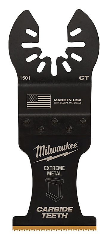 MILWAUKEE Milwaukee 49-25-1503 Blade, 1-3/8 in, Carbide/HCS/Titanium, 2 in D Cutting, 3/PK TOOLS MILWAUKEE